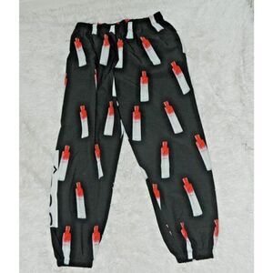 GoldSheep Pants Joggers Size Large Ciroc Vodka Black Red Unisex Limited …